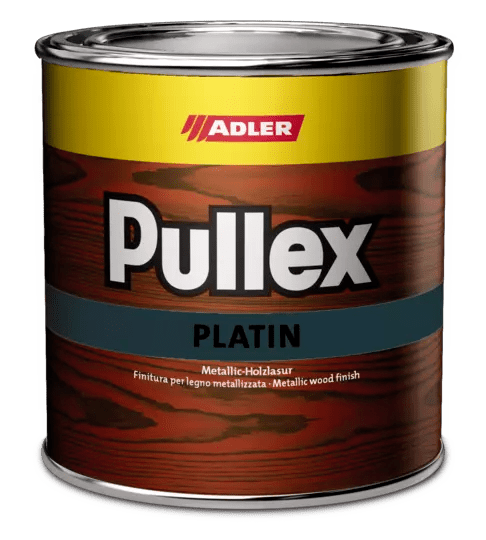 Лазурь для дерева ADLER Pullex Platin с эффектом "металлик"